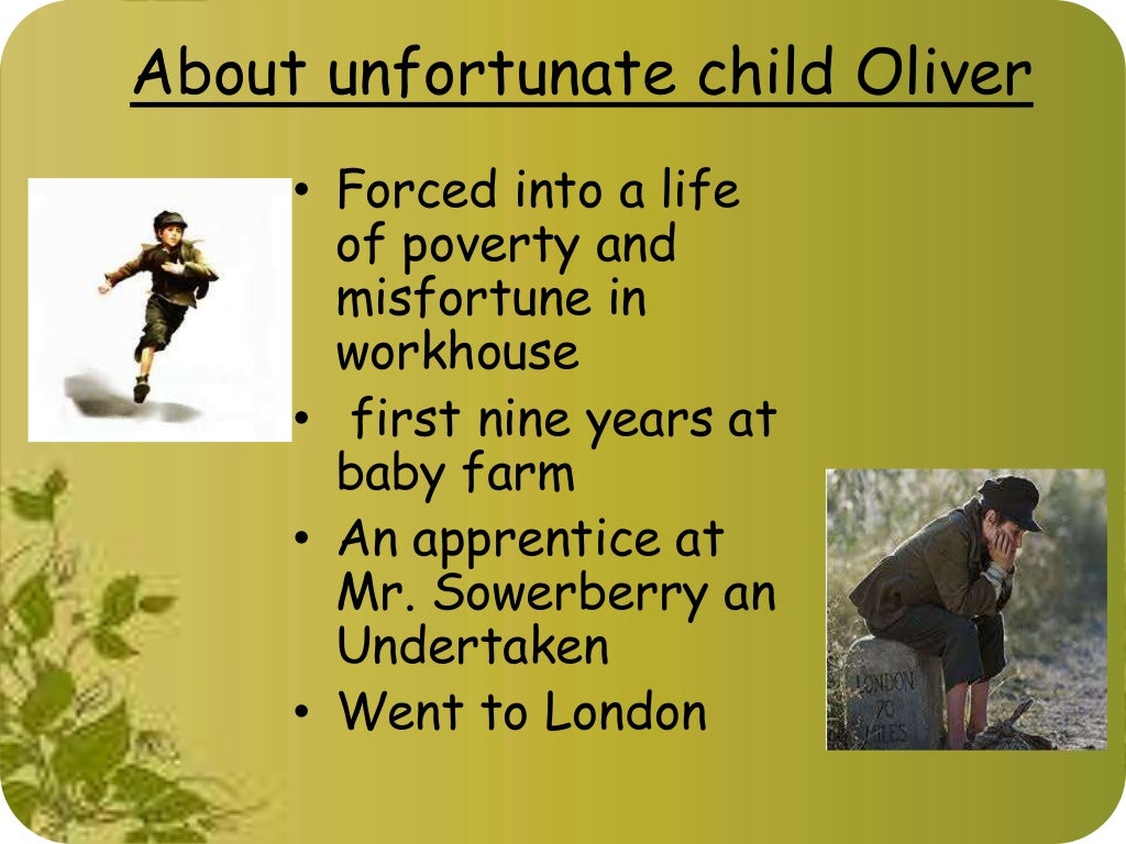 Child labor in oliver twist