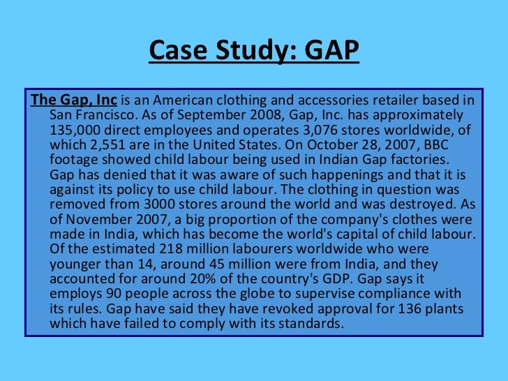 case study on child labour