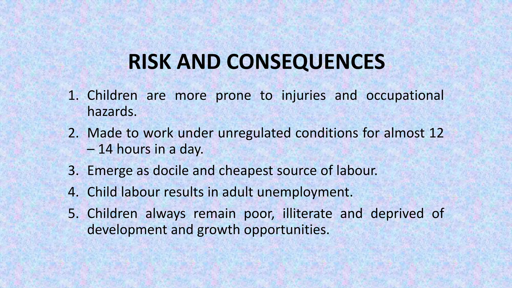 Child labour | PPTX