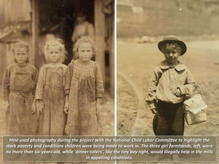 The Shame of Child Labour – 2 - through the lens of Lewis Wickes Hine ...