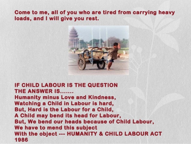 child labour act 1986 Natlex, the ilo's database featuring national laws on: labour, social security and related human rights. child labour act 1986 Natlex, the ilo's database featuring national laws on: labour, social security and related human rights.