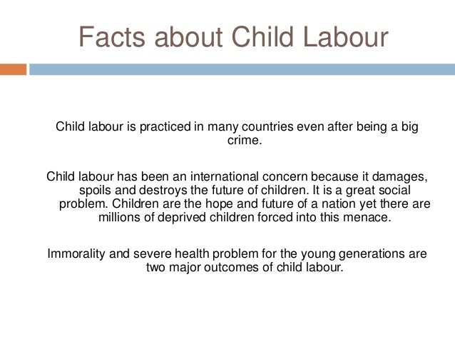 essays on child labour