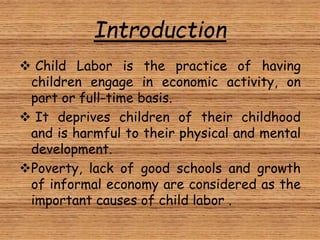 Labor-Introduction