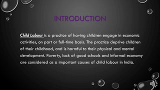 PPT on Child Labour (By Saurabh Sharma) | PDF