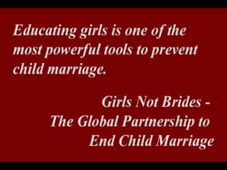 Child Marriage