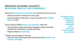 Child Marriage and Ethiopia's Productive Safety Net Programme
