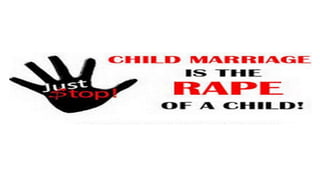 Child marriage & Its Complications