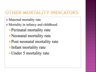 CHILD MORBIDITY AND MORTALITY RATES.pptx