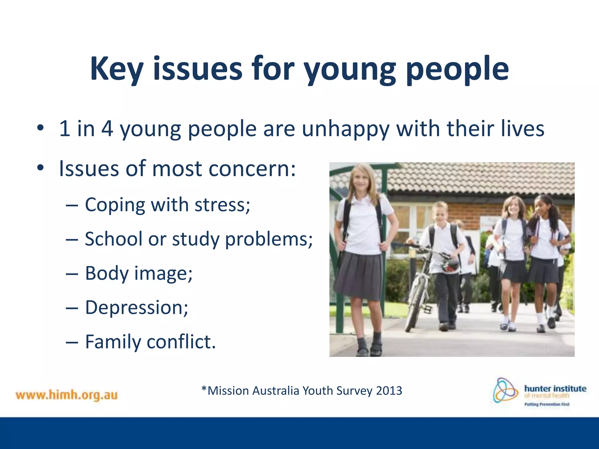 Mental health and young people: Setting the scene | PPTX