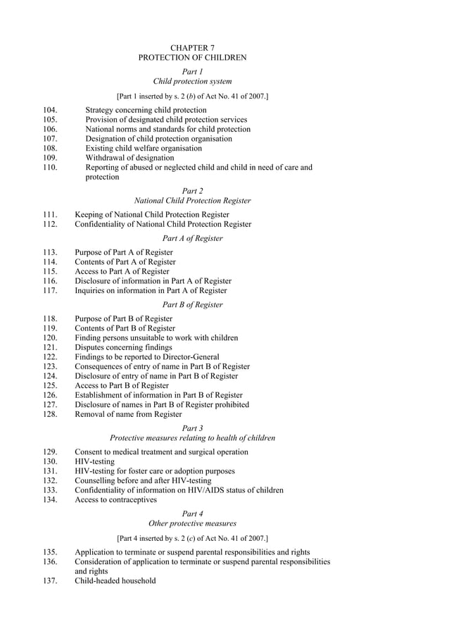 Child protection act