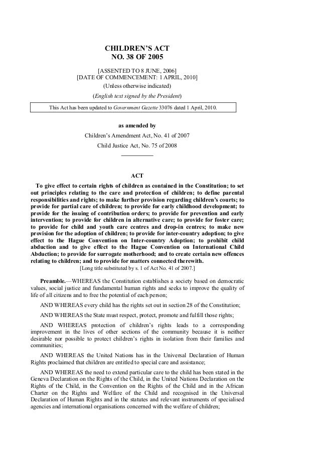 Child protection act