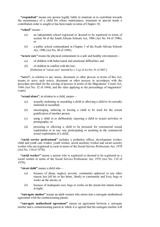 Child protection act