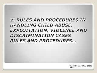 DepEd-Division Office -LEGAL
UNIT
 