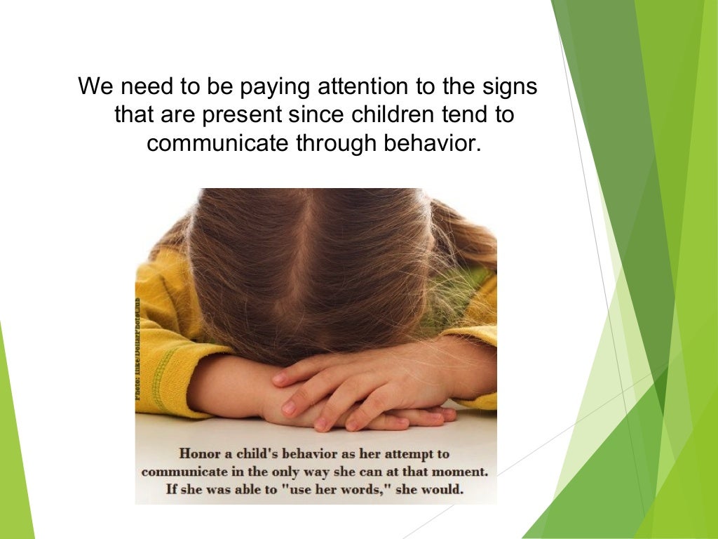 Child protection training for parents.