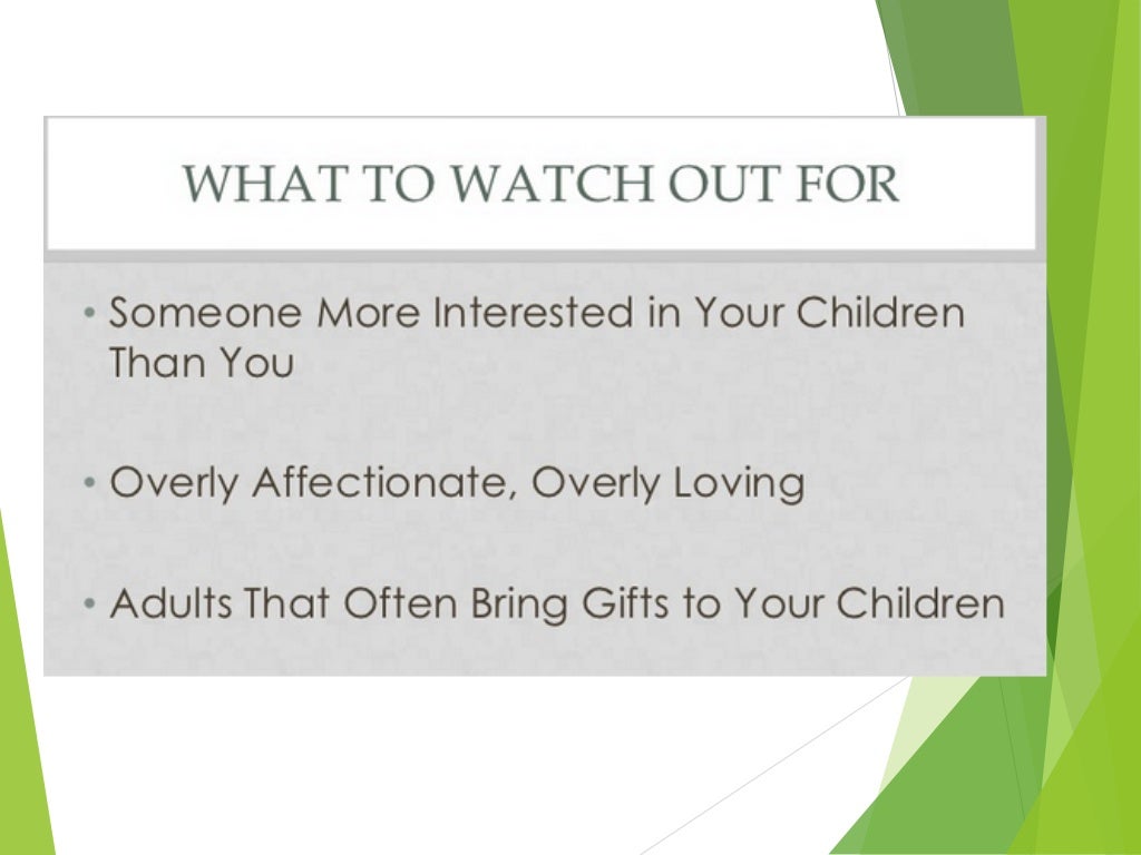 Child protection training for parents.