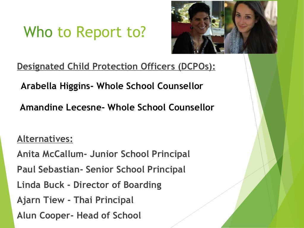 Child protection training for parents.