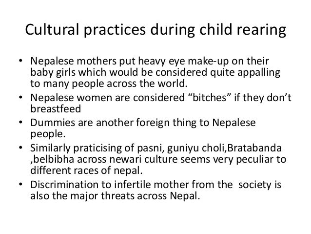 Child Rearing Practices In Nepal