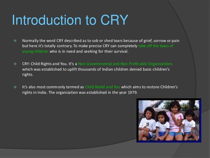 Child relief and you