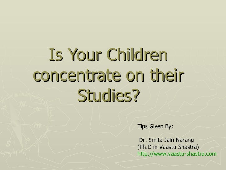 Vastu Tip For Study Room