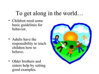 Children and self discipline | PPT