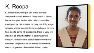 Raapothula Roopa Rani Goud Children for education sponsorship | Roopa | Hari Laxman Goud ...