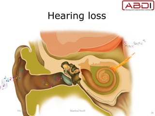 Hearing loss
9/6/2015 Manfred Stoifl
28
 