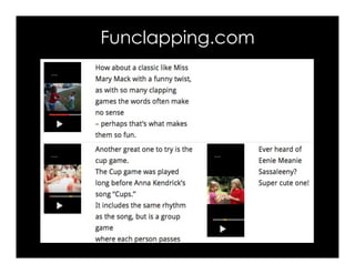 Chanting Games and Play for Children | PDF