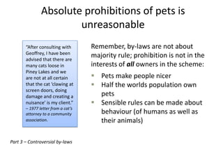 Children, Leaks, Animals & Parking | PPT