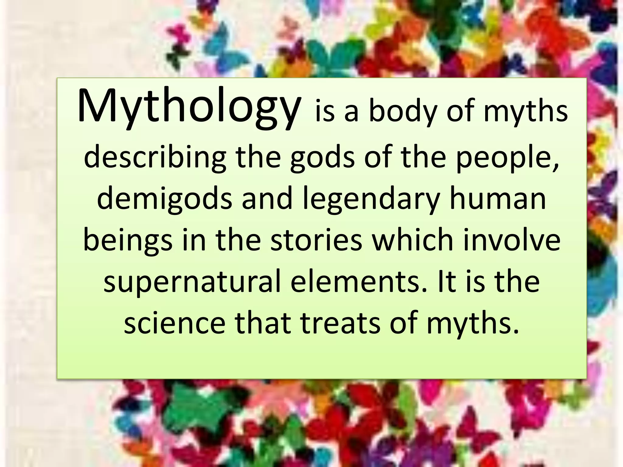 Children Literature report myths | PPTX