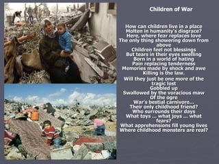 Children of war | PPT