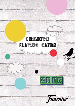 Children playing cards 2016