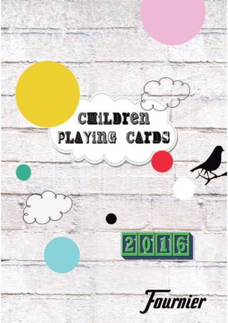 Children playing cards 2016 April
