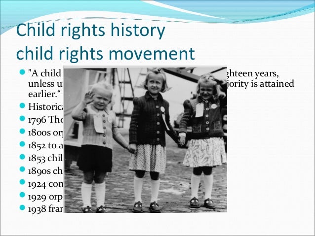 History Of Childrens Rights : Background to the Convention – FCZFOX
