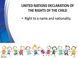 children rights.ppt child rights CHN nursing | PPT