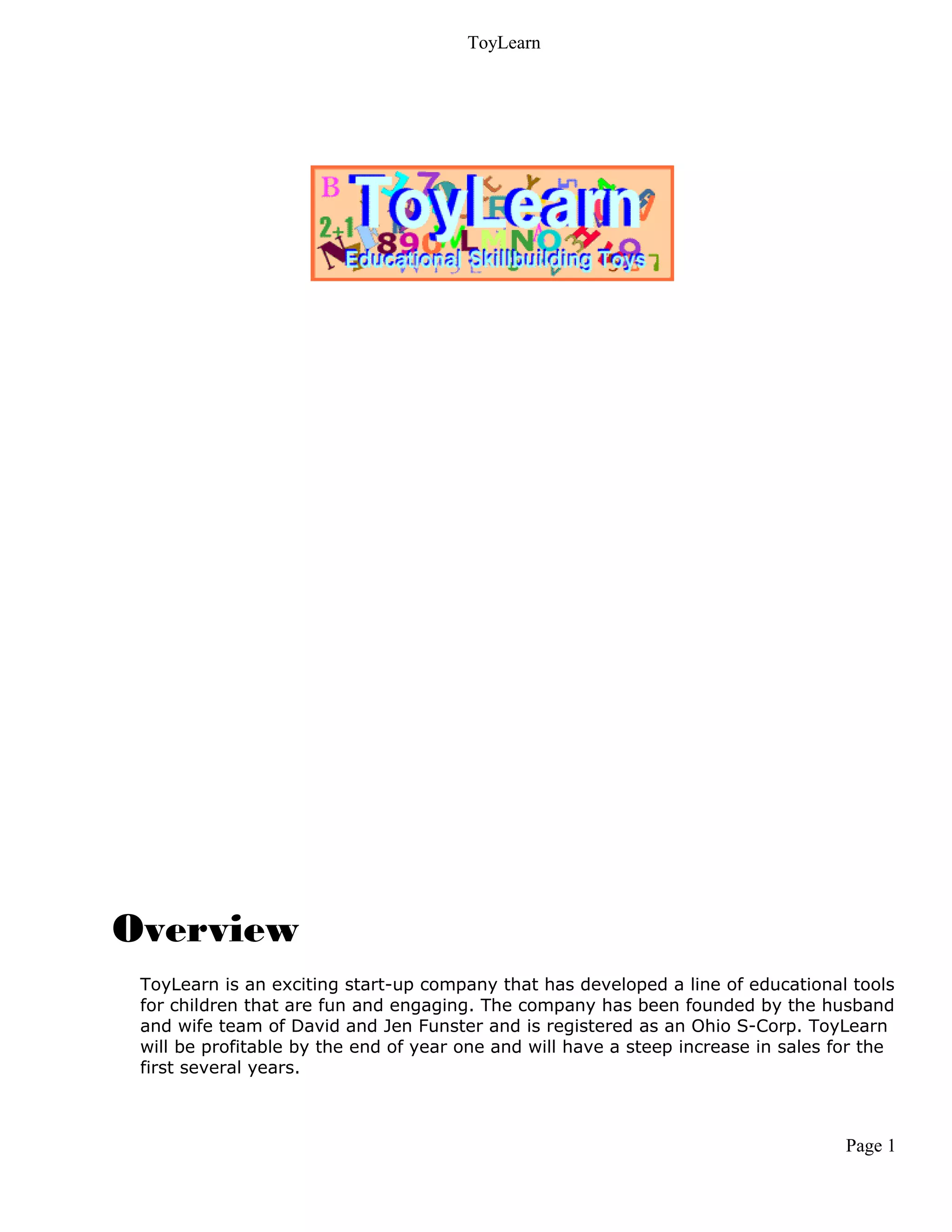 Childrens educational toys_business_plan PDF
