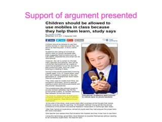 Children should be allowed to use mobiles | PPTX