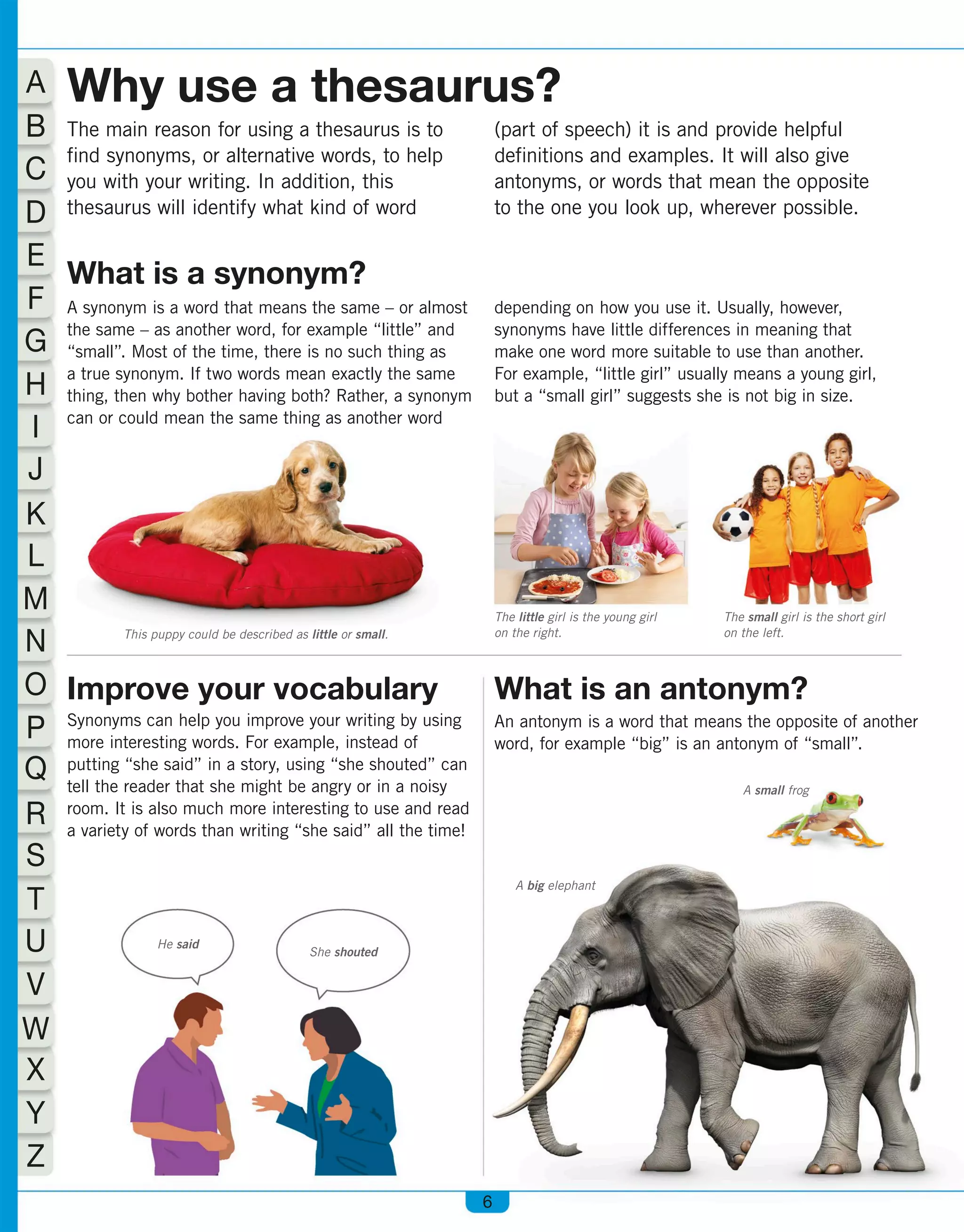 Children’s illustrated thesaurus | PDF
