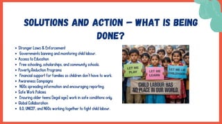Understanding and Ending Child Labor: Causes, Impact, and Solutions | PDF