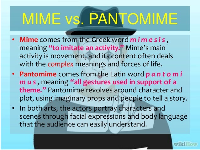 Children's Literature: Pantomime & Finger Play