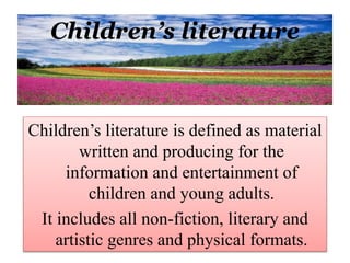  Five children and it novel - Children’s Literature 