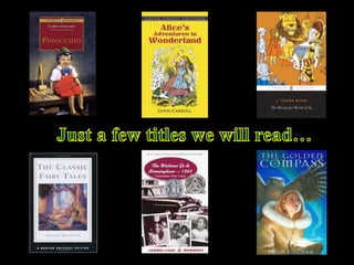 Children’s Literature
ENGL 2333.S1H:World Literature II
Fall 2016
TR 11:30-12:45PM
Children’s Literature: From Fairy Tales to Harry
Potter is a literary survey course of some of the best
loved and most influential children’s works from
around the world. We will study texts designed or
published for children over the last five-hundred
years, including detailed examinations of well-known
fairy tales like Cinderella and Red Riding Hood and
their many modern adaptations. The course will also
cover picture books by such popular authors and
illustrators as Dr. Seuss and Shel Silverstein. Alongside
these popular writers, we will analyze children’s books
like The Wonderful Wizard of Oz, Pinocchio, Anne of
Green Gables, and more. We will explore topics in
children’s literature dealing with politics, philosophy,
history, psychology, and education, but most
importantly we explore the value and significance of
story within the child’s world and ours.