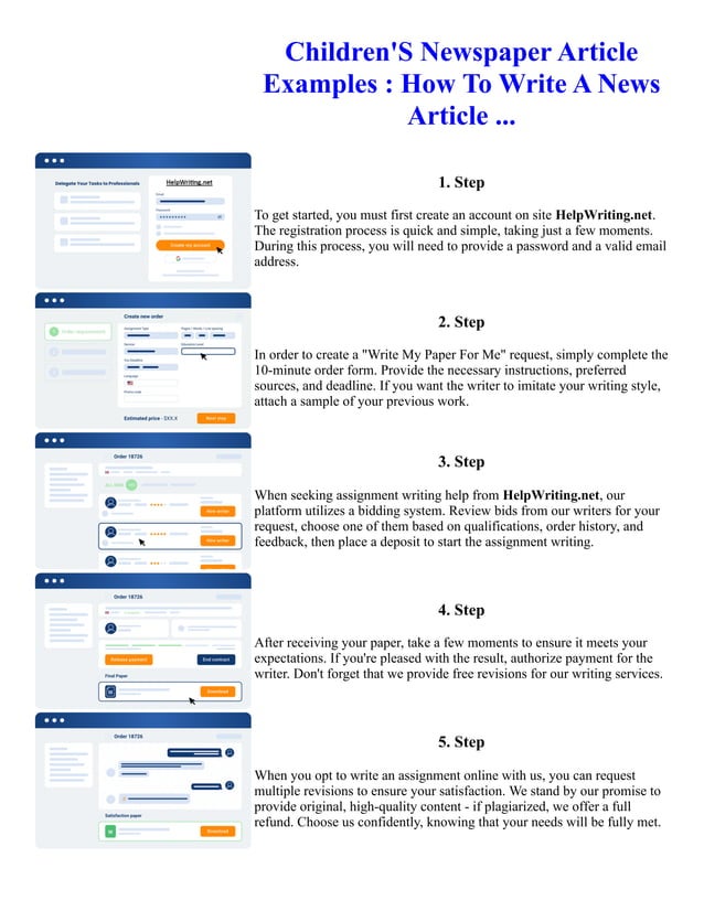ChildrenS Newspaper Article Examples How To Write A News Article PDF childrens-newspaper-article-examples-how-to-write-a-news-article-pdf