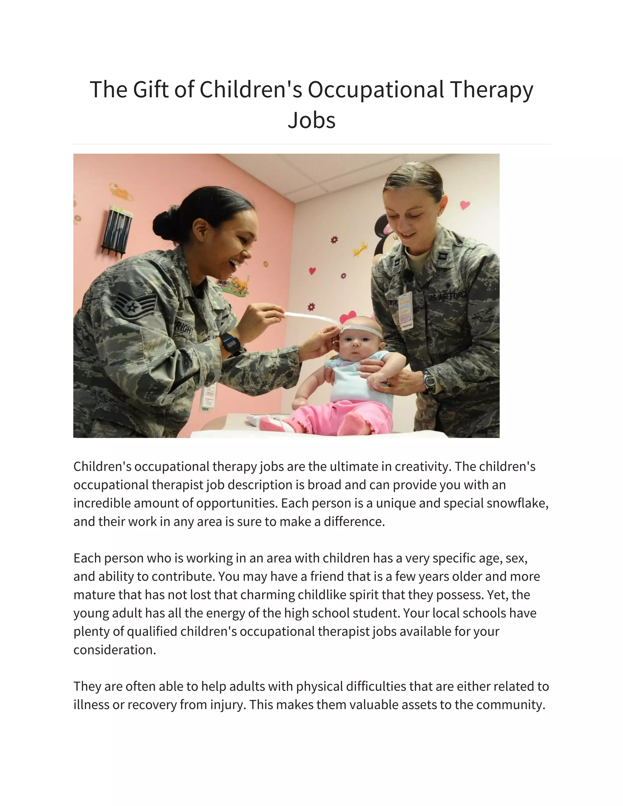 Remote Occupational Therapy Jobs - iq1a6g3