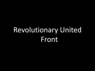 Revolutionary United
Front
 