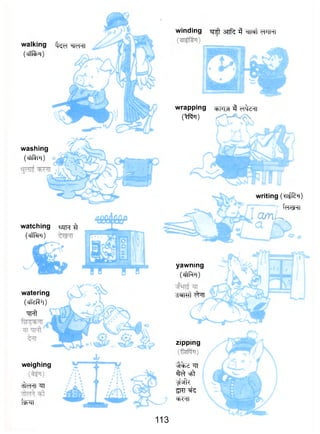 winding ^ snfc 3 ^TMt WTRT 
walking ^ ^pn 
OflHfi) 
wrapping T^FM 3 R ^ T 
(Wn) f**"V-^v^V 
washing 
(cfrftPT) o 
writing (^fcri) 
fRTsRT 
amL 
watching KTH^ 
(•EFFF^RL) 
yawning 
( ^ F T ) 
watering "3®TRTt #TT 
(^fef^T) 
"qpft 
zipping 
"^FR "^TT 
^ r oft 
i N k 
"SRI ^ 
^FRT 
weighing 
^RT^T 
fsRT 
113 
 