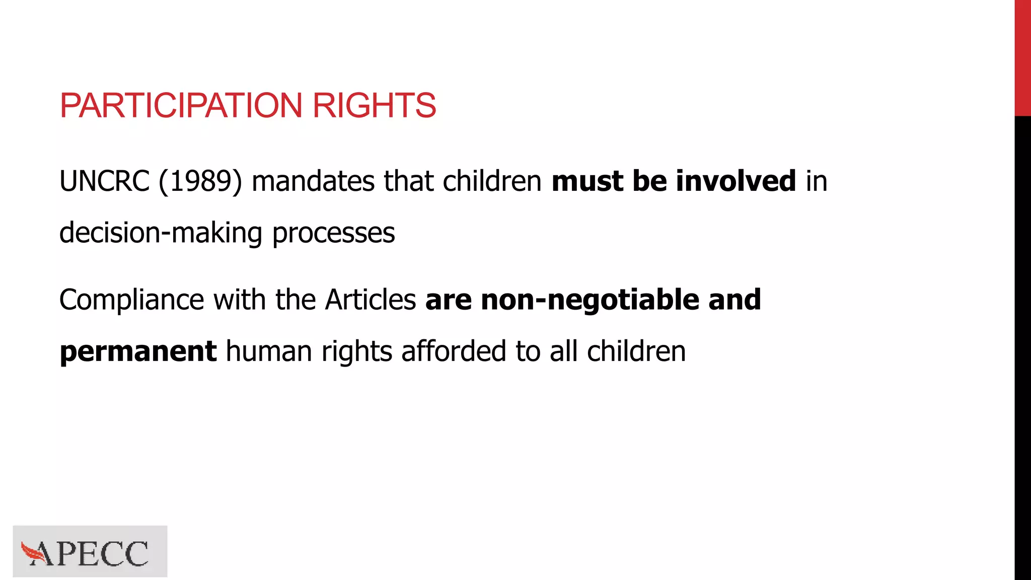 Children's Right to be Heard: Listening Carefully to Children | PDF