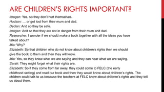 Children's Right to be Heard: Listening Carefully to Children | PDF