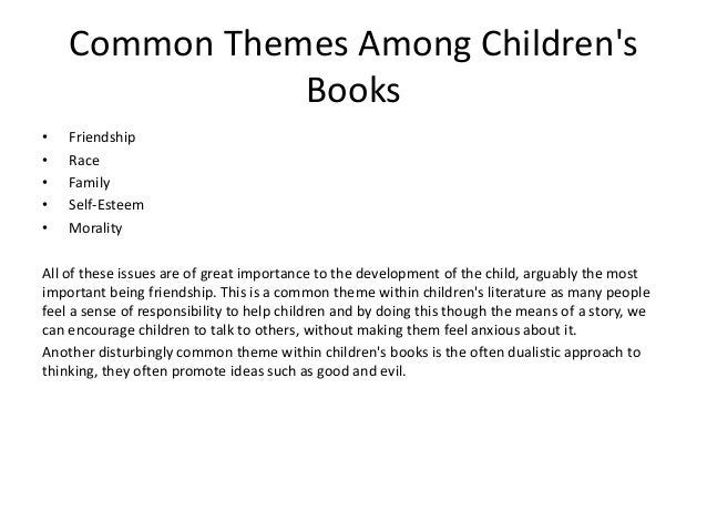 Themes In Children S Literature Pdf | children s stories research Themes In Children S Literature Pdf | children s stories research