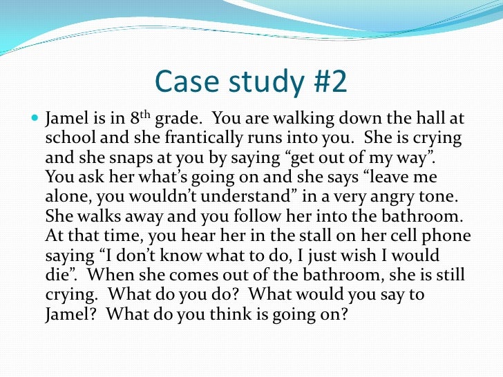 case study of child with depression