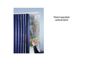 Wand operated vertical blind 
